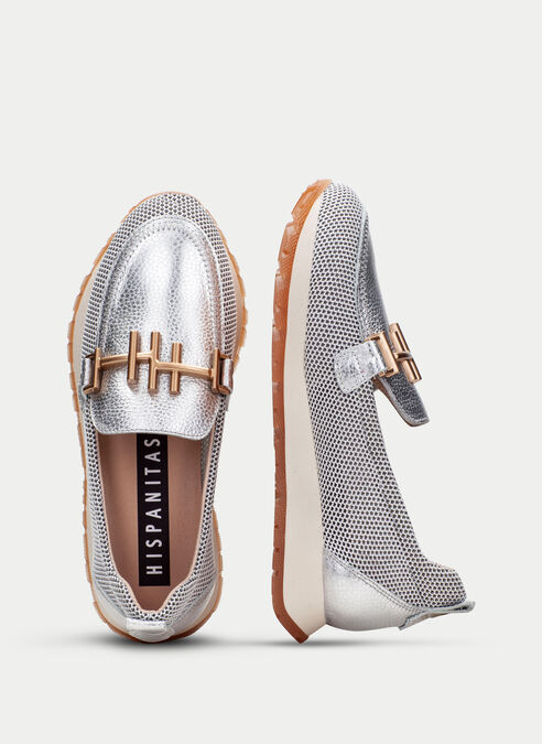 mocasín sport kansas blanche-argent