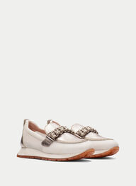 outlet mocassin-sport kansas latte-champagne - hispanitas