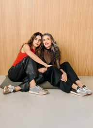 outlet mocassin-sport kansas noir-blanche - hispanitas