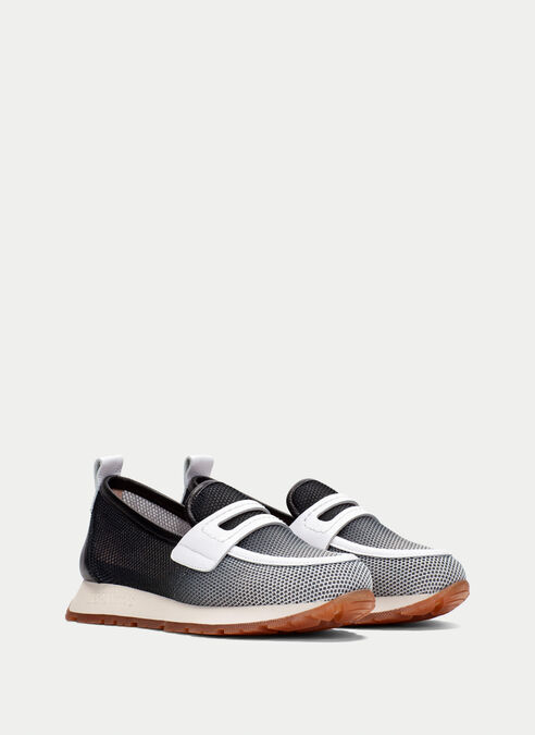 mocasín sport kansas noir-blanche