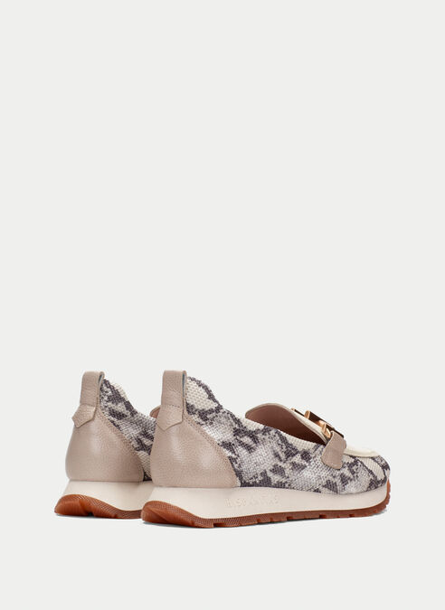 mocasín sport kansas python-taupe