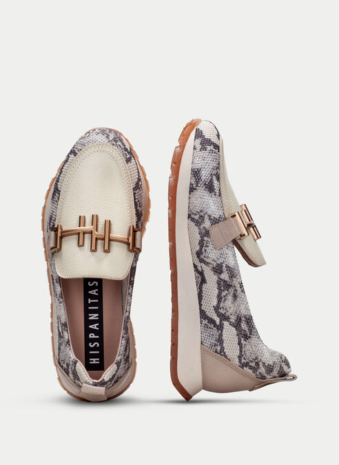 mocasín sport kansas python-taupe