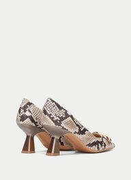 outlet pumps nova python-taupe - hispanitas