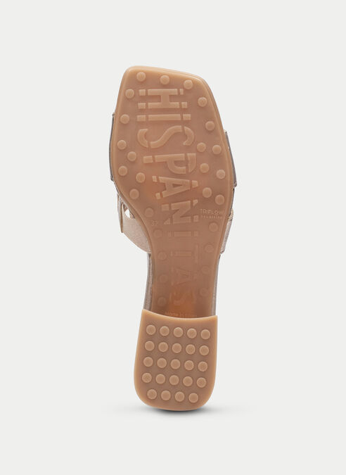 sandalias destalonadas dallas champagne