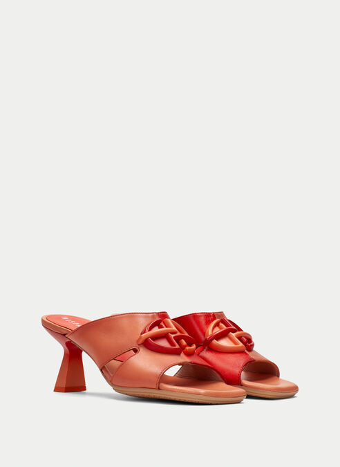 sandalias destalonadas danielle corail-scarlet