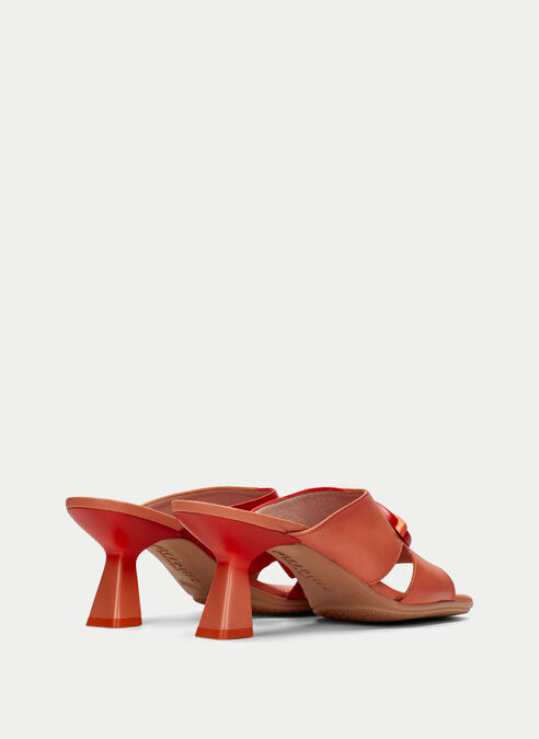 sandalias destalonadas danielle corail-scarlet