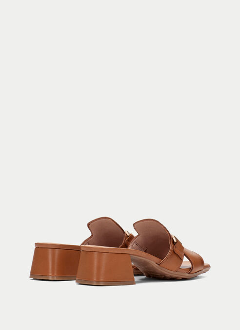 sandalias destalonadas dallas cuir