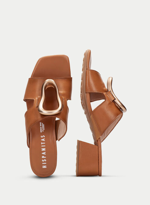 sandalias destalonadas dallas cuir