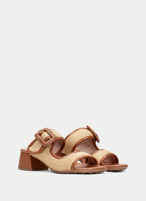 sandalias destalonadas dallas cuir