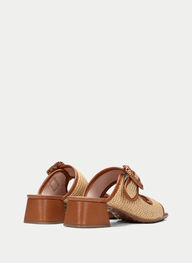 outlet sandalias destalonadas dallas cuero - hispanitas