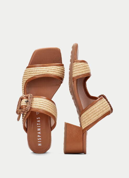 sandalias destalonadas dallas cuir
