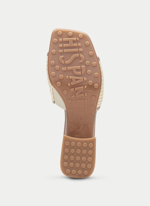 sandalias destalonadas dallas latte-champagne