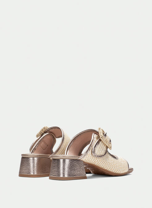 sandalias destalonadas dallas latte-champagne