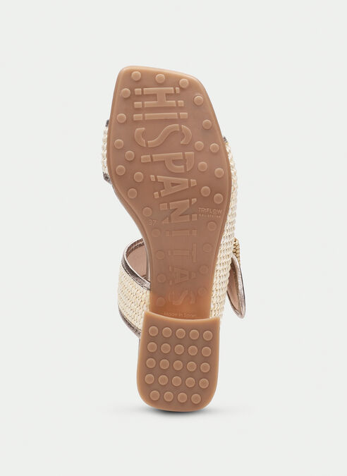 sandalias destalonadas dallas latte-champagne