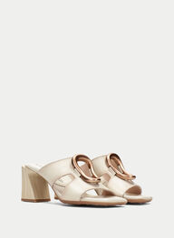 outlet sandalias destalonadas miami latte - hispanitas