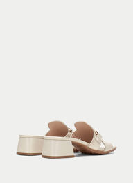 outlet sandalias destalonadas dallas latte - hispanitas