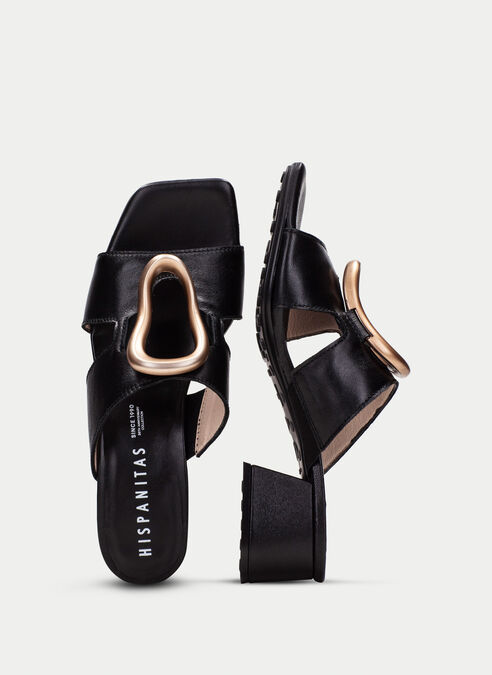 sandalias destalonadas dallas negro