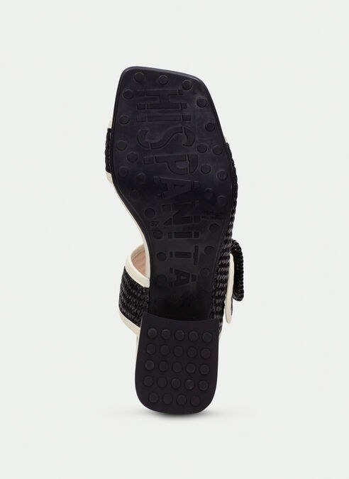 sandalias destalonadas dallas noir-latte