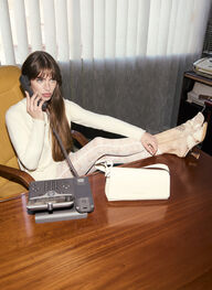 outlet sandalias destalonadas danielle taupe-latte - hispanitas