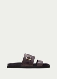 outlet sandale  marron - hispanitas