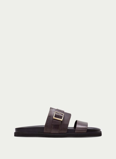 sandalias  marrón