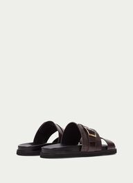 outlet sandale  marron - hispanitas
