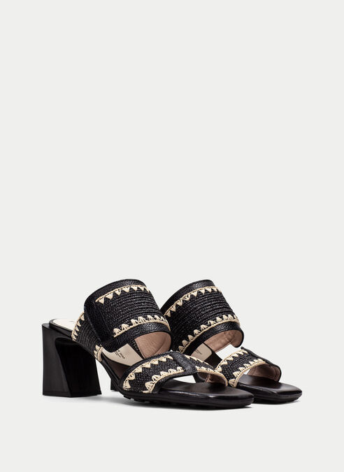 sandalias miami noir
