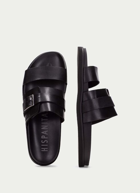 sandalias  negro