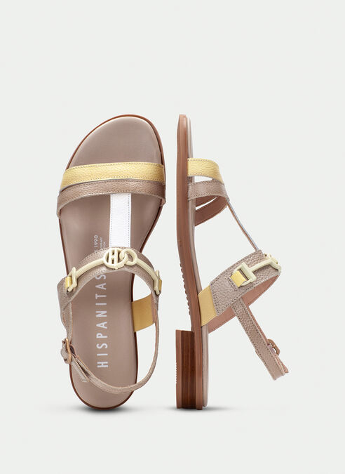 sandalias planas yakarta banabe-taupe