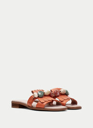 outlet sandale-plane yakarta corail - hispanitas