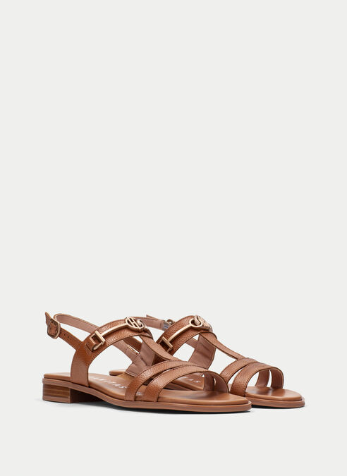 sandalias planas yakarta cuir