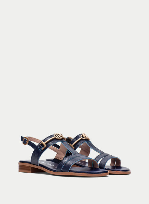 sandalias planas yakarta jeans