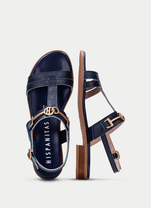 sandalias planas yakarta jeans
