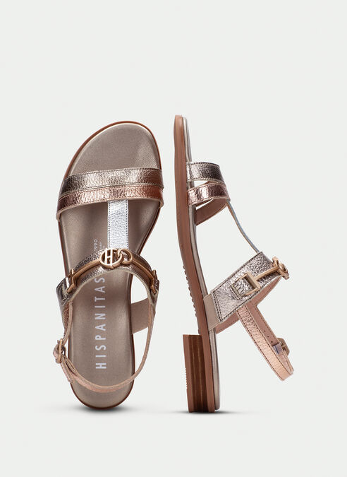 sandalias planas yakarta metals