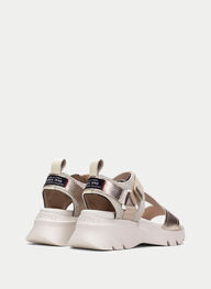 outlet sandale-sport dakar champagne-taupe - hispanitas