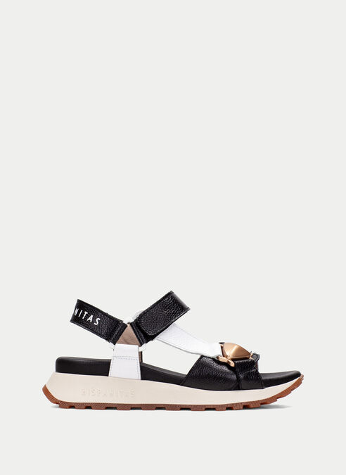 sandalias sport maui noir-blanche