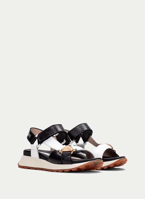 sandalias sport maui noir-blanche