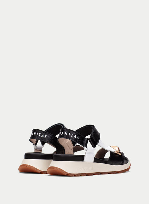 sandalias sport maui noir-blanche