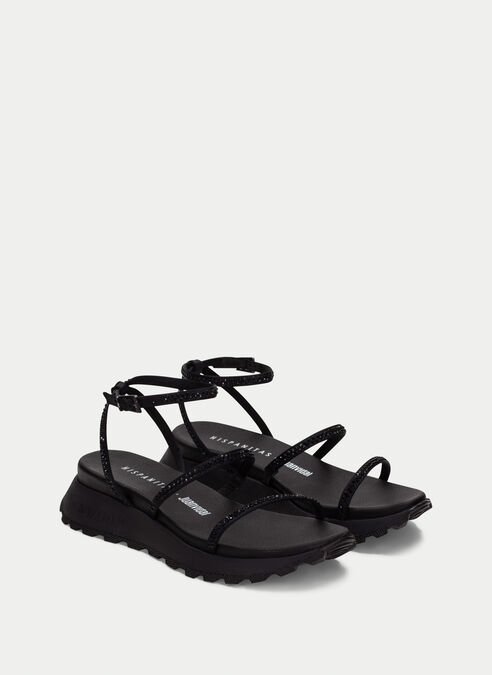 sandalias sport hispanitas x juan vidal noir