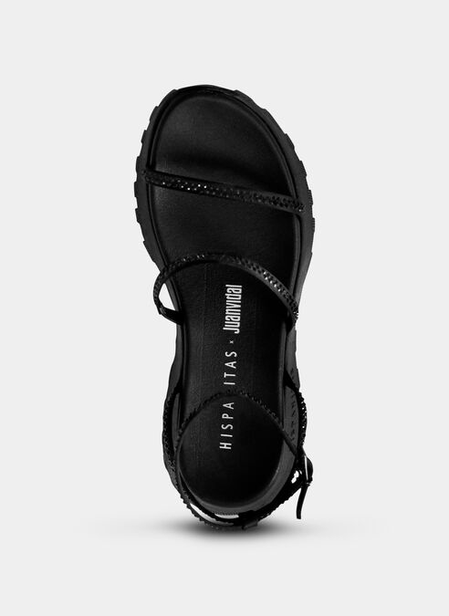 sandalias sport hispanitas x juan vidal noir