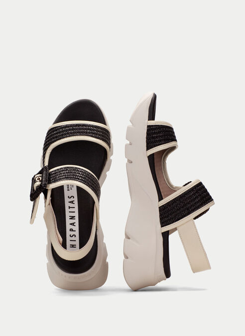 sandalias sport dakar noir-latte