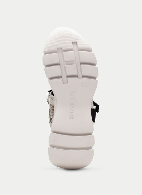 sandalias sport dakar python-noir