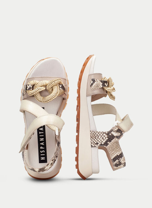 sandalias sport maui snake-taupe