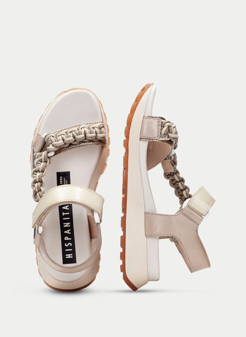sandalias sport maui taupe