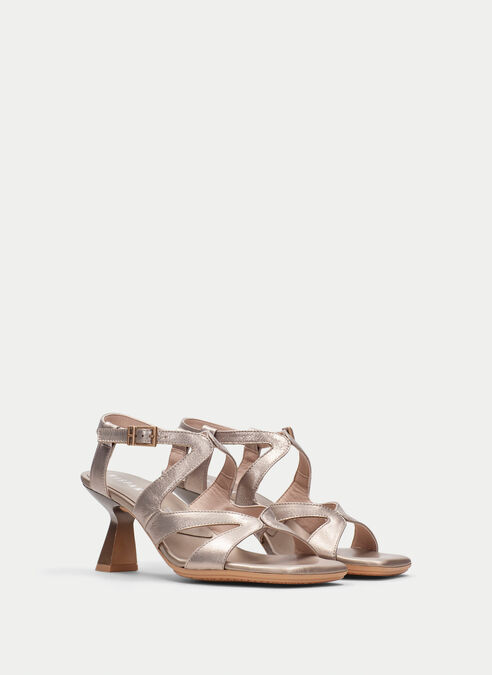 sandalias tacón danielle champagne