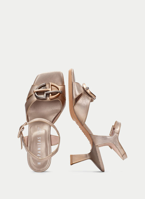 sandalias tacón danielle champagne
