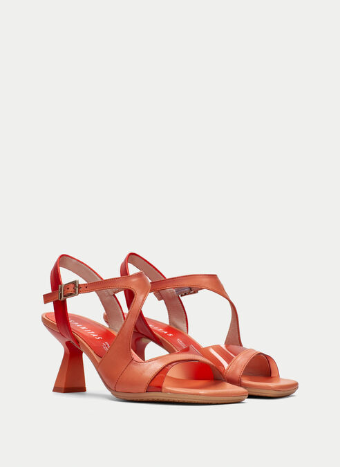 sandalias tacón danielle corail