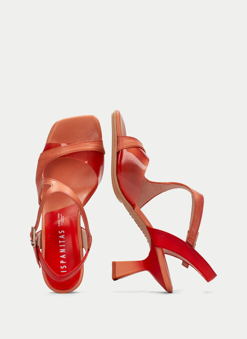 sandalias tacón danielle corail