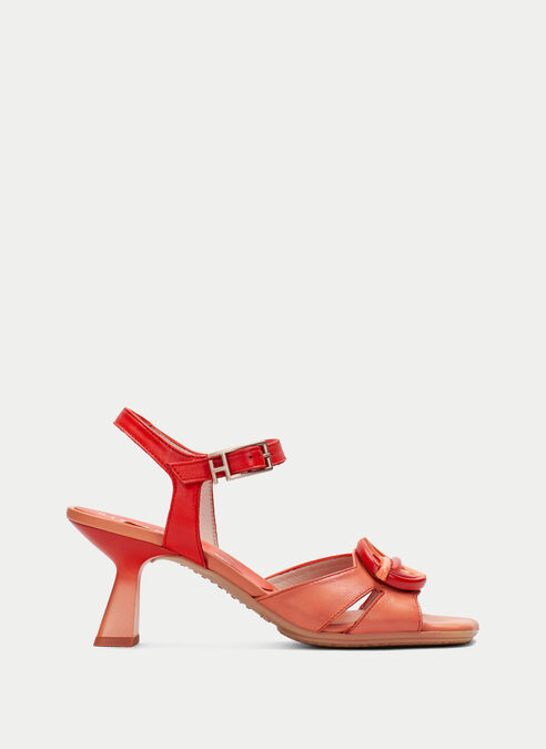 sandalias tacón danielle corail-scarlet
