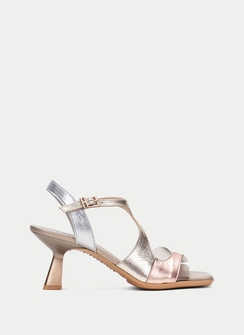 sandalias tacón danielle metals